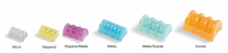 Clips hemostáticos em titânio